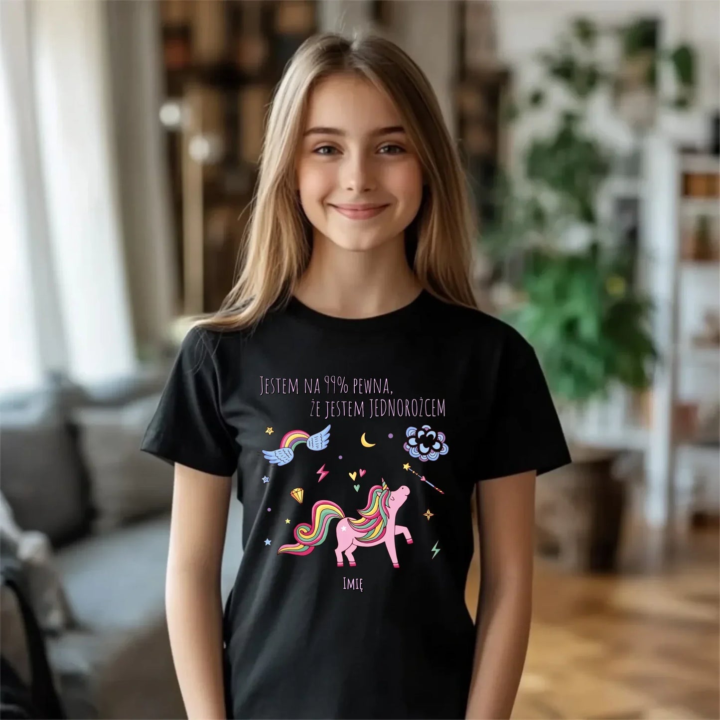 Na 99% jestem jednorożcem | Koszulka dziecięca DD12 - StoryCups.pl