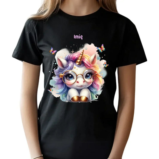 Jednorożec ze złotym rogiem | Koszulka dziecięca DD13 - StoryCups.pl