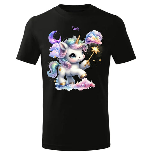 Jednorożec | Personalizowana koszulka dla dziewczynki DD14 - StoryCups.pl