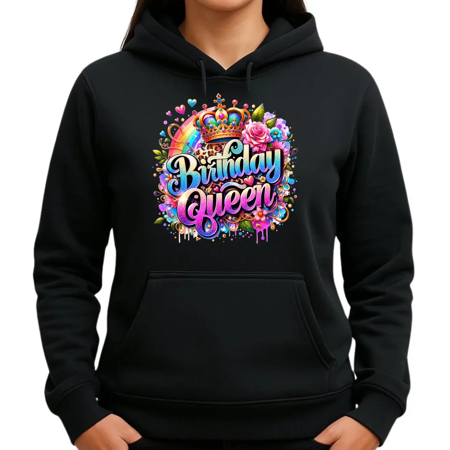 Birthday Queen | Bluza damska z kapturem na urodziny U32 - StoryCups.pl