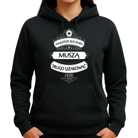 Najlepsze roczniki | Personalizowana bluza damska na urodziny U09 - StoryCups.pl