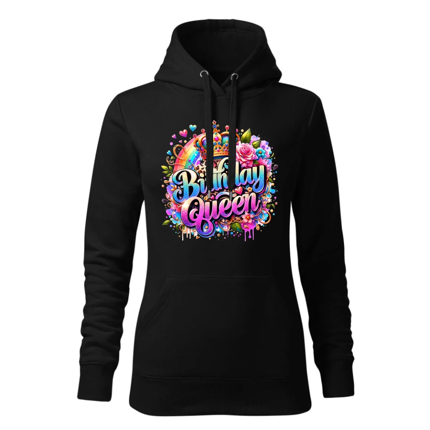 Birthday Queen | Bluza damska z kapturem na urodziny U32 - StoryCups.pl