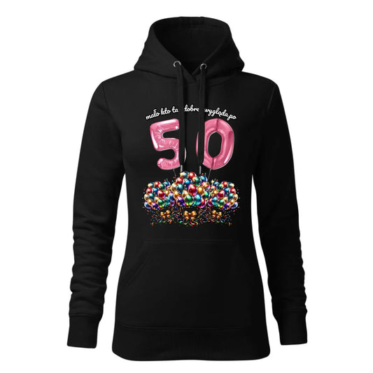 Mało kto tak dobrze wygląda | Bluza damska z kapturem na urodziny U16 - StoryCups.pl