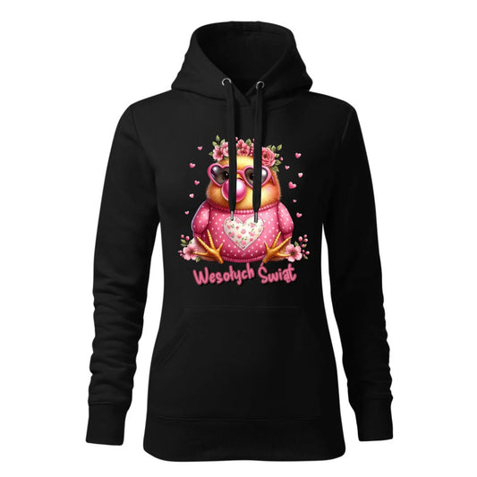 Wesołych Świąt | Bluza damska z kapturem na Wielkanoc WN32 - StoryCups.pl