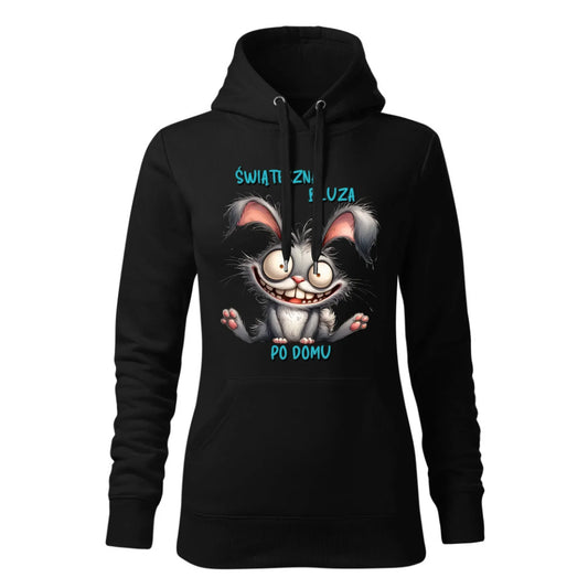 Świąteczna bluza po domu | Bluza damska z kapturem na Wielkanoc WN26 - StoryCups.pl
