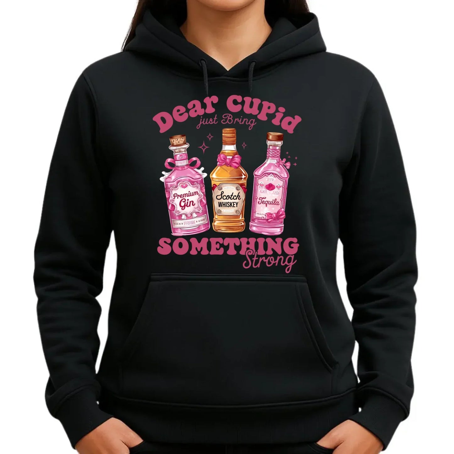 Przynieś coś mocniejszego | Bluza damska z kapturem W42 - StoryCups.pl