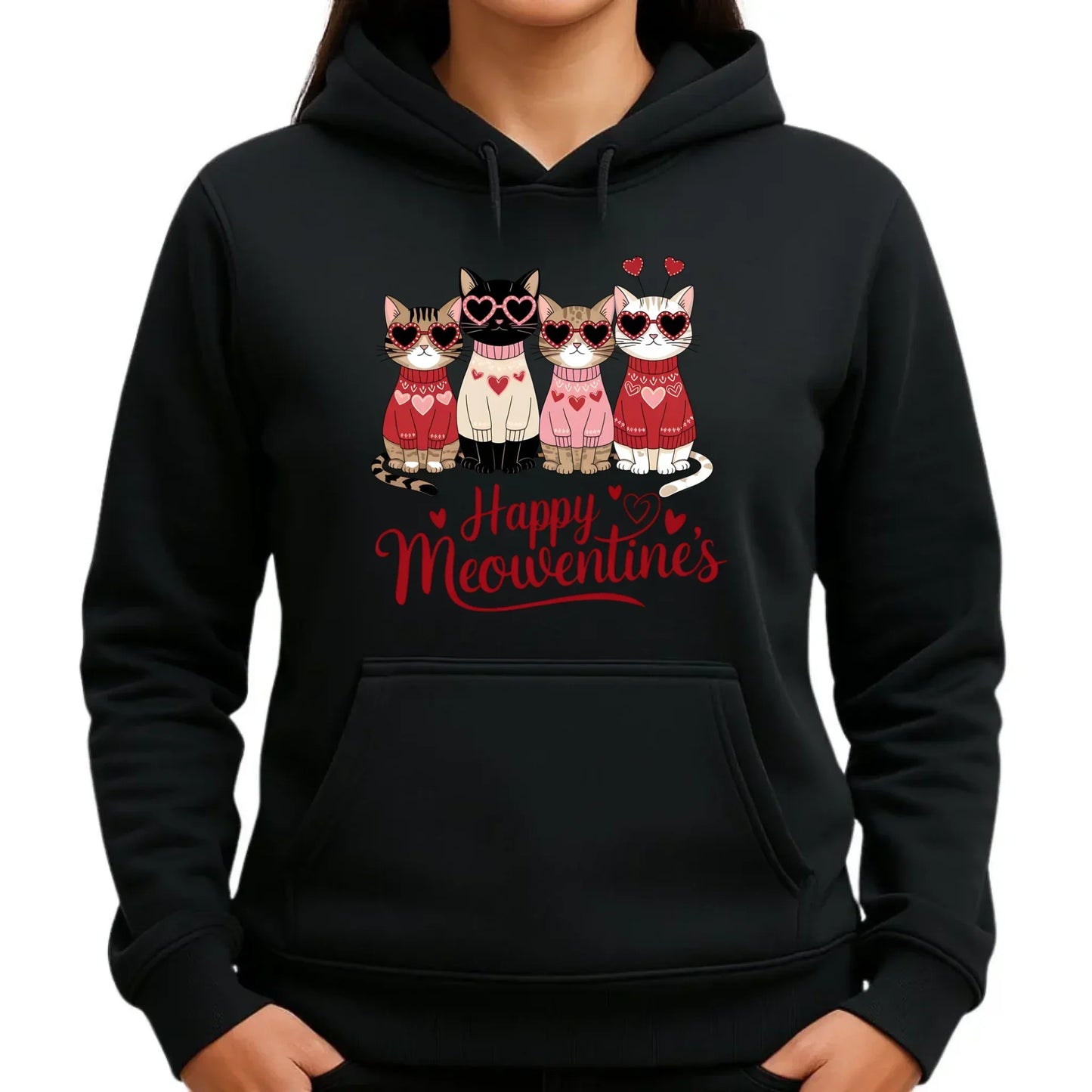 Kocia Miłość | Bluza damska z kapturem W25 - StoryCups.pl