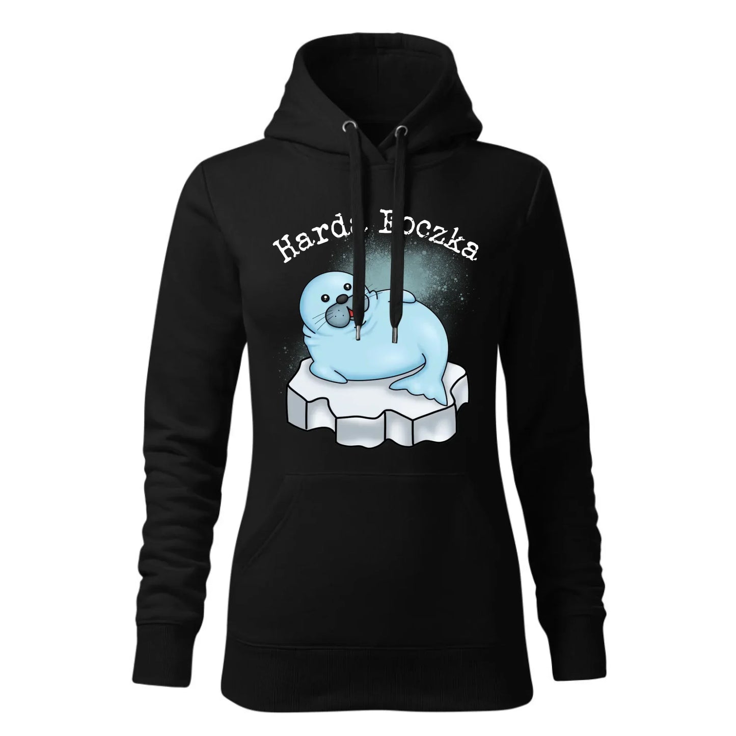 Harda foczka | Bluza damska z kapturem HM05 - StoryCups.pl