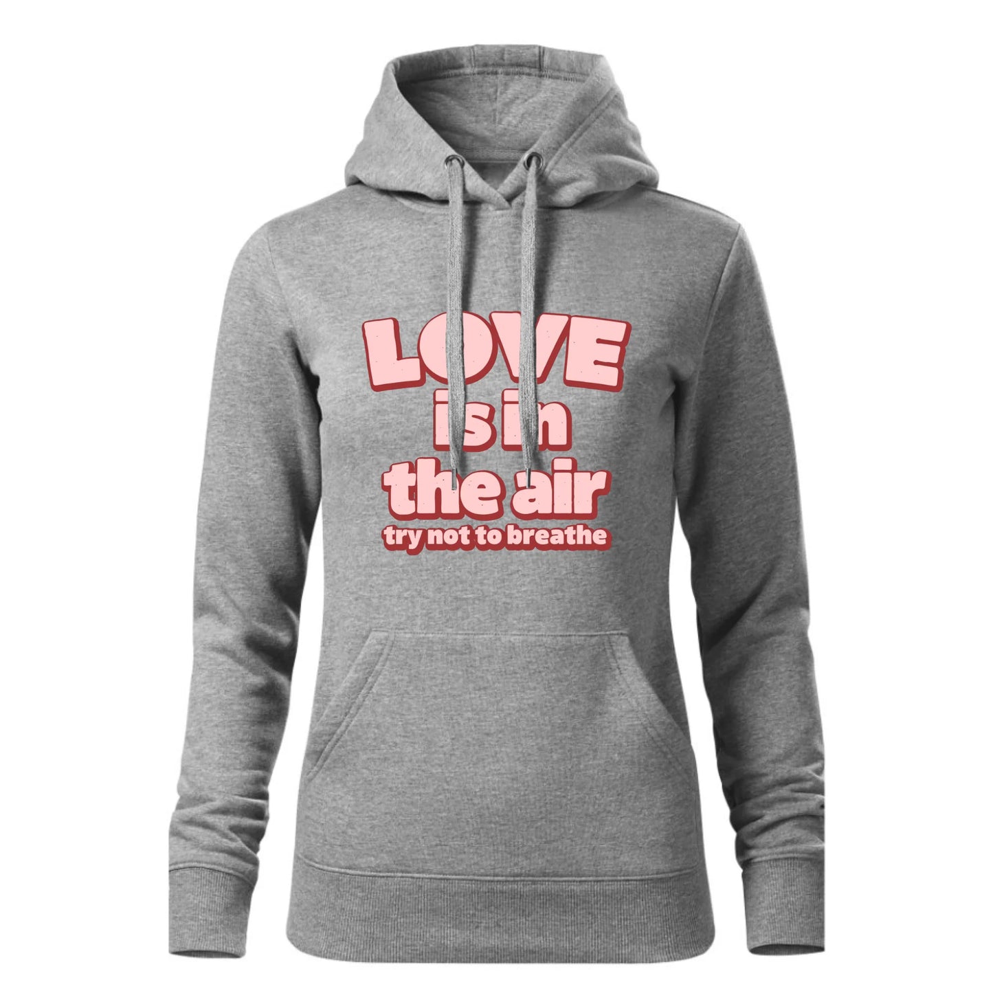 Czarna bluza damska z kapturem nadruk na prezent dla niej HOODIE