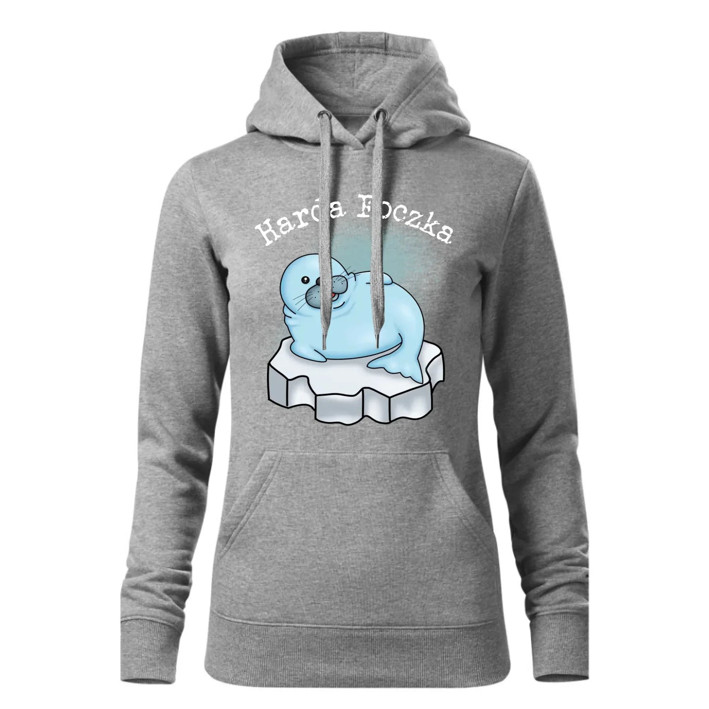 Harda foczka | Bluza damska z kapturem HM05 - StoryCups.pl