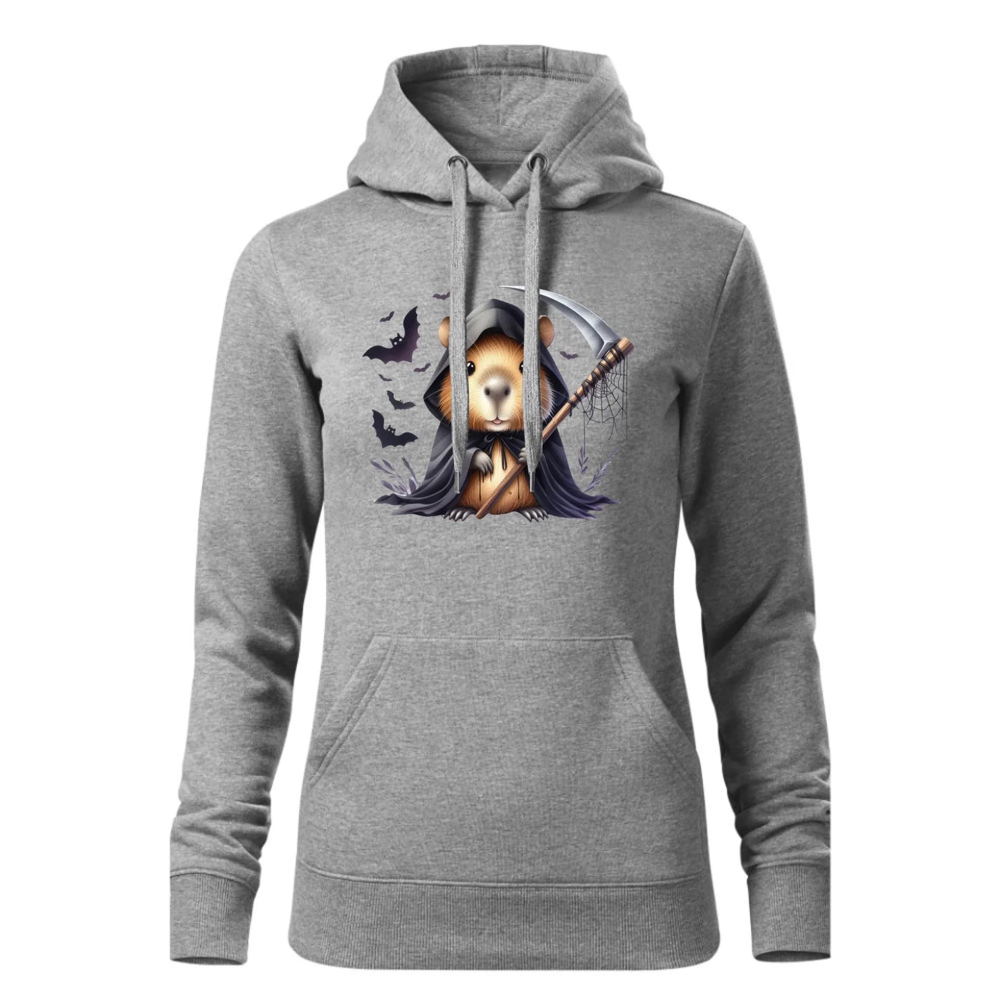 Czarna bluza damska z kapturem nadruk na prezent dla niej HOODIE