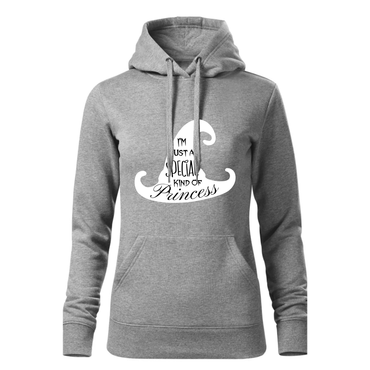 Czarna bluza damska z kapturem nadruk na prezent dla niej HOODIE