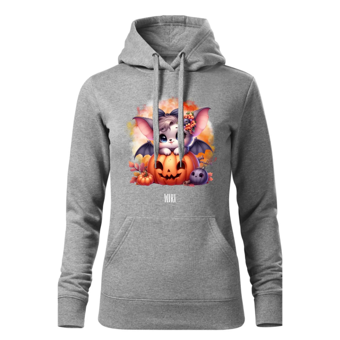 Czarna bluza damska z kapturem nadruk na prezent dla niej HOODIE