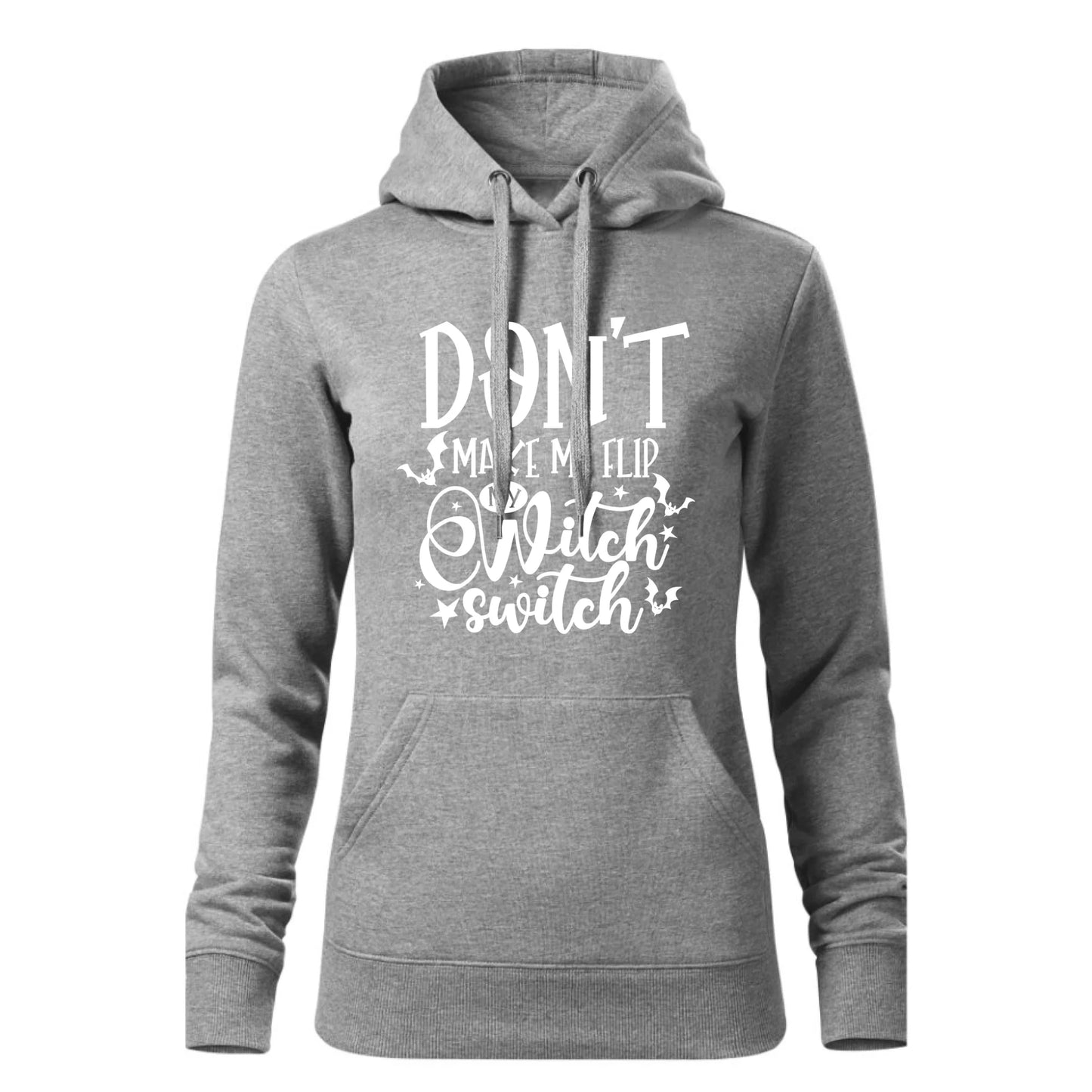 Czarna bluza damska z kapturem nadruk na prezent dla niej HOODIE