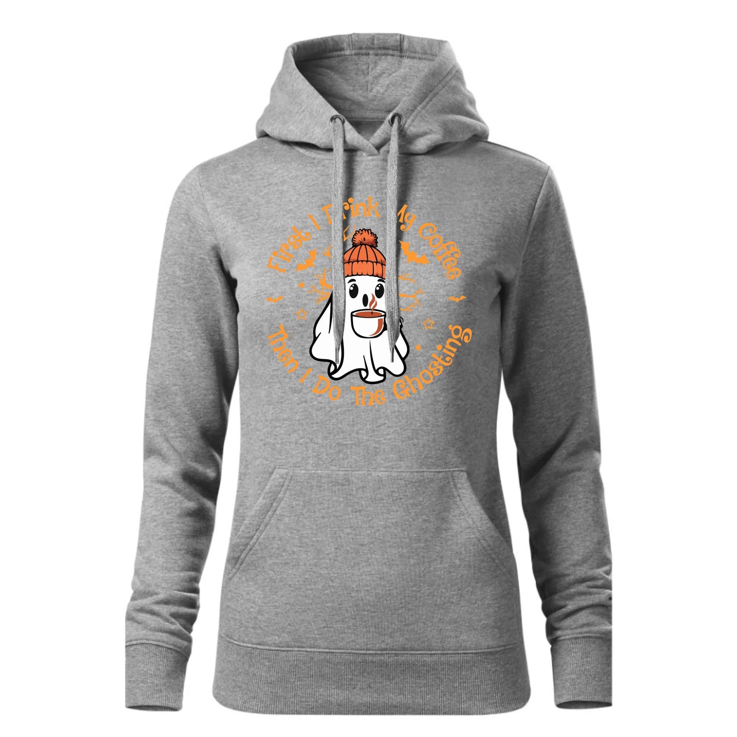 Czarna bluza damska z kapturem nadruk na prezent dla niej HOODIE