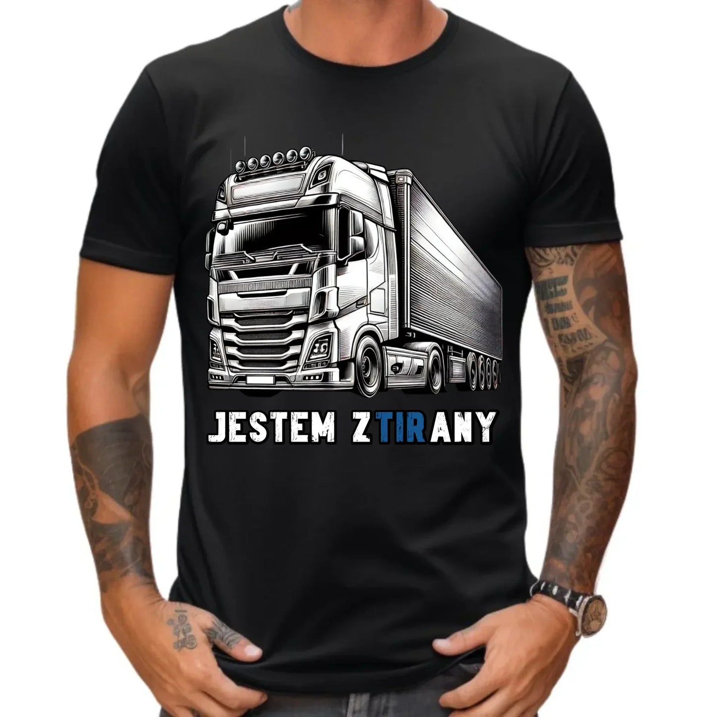 Jestem zTIRany | Koszulka męska dla kierowcy tira ZKT01 - StoryCups.pl