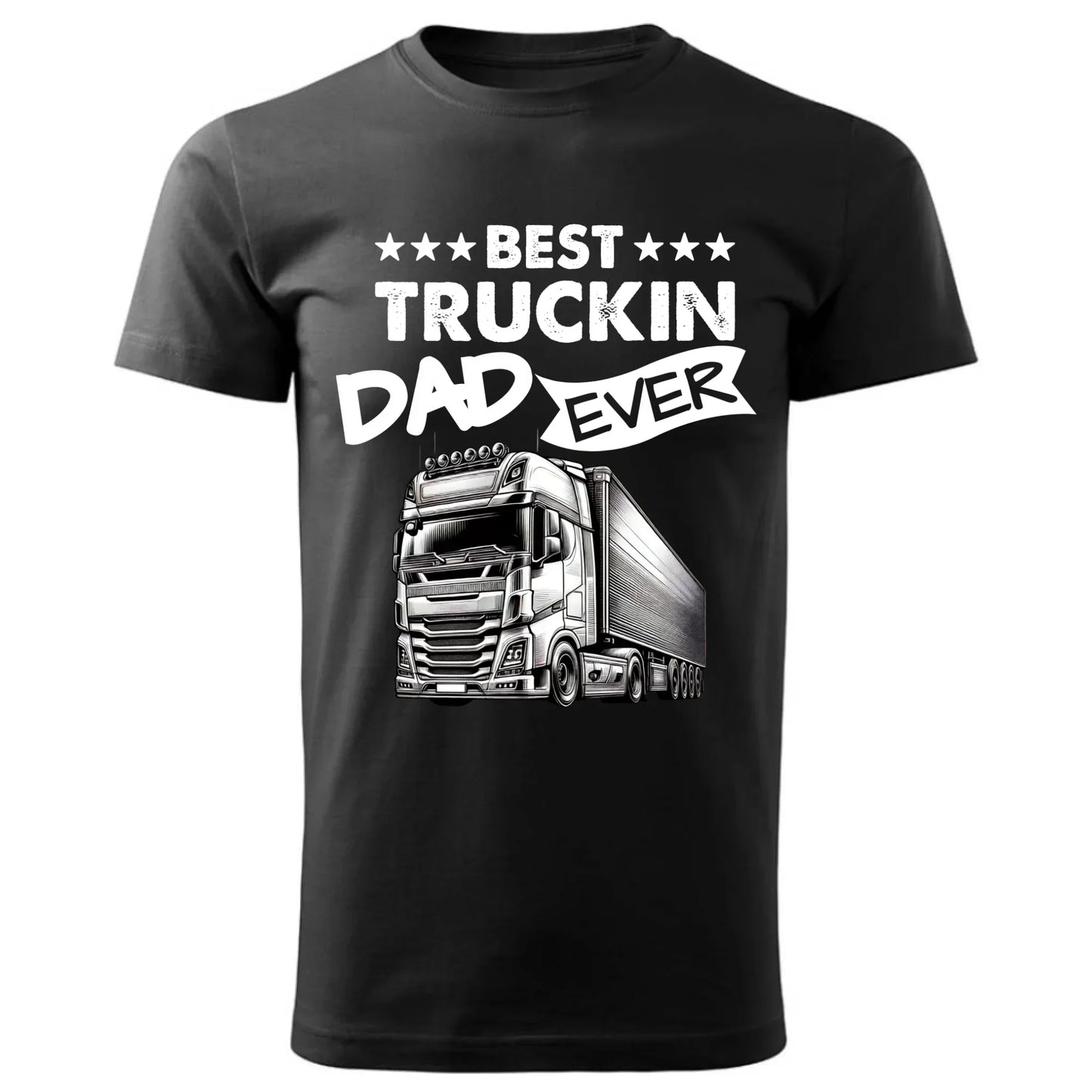 Best truckin dad ever | Koszulka męska dla kierowcy tira ZKT09 - StoryCups.pl