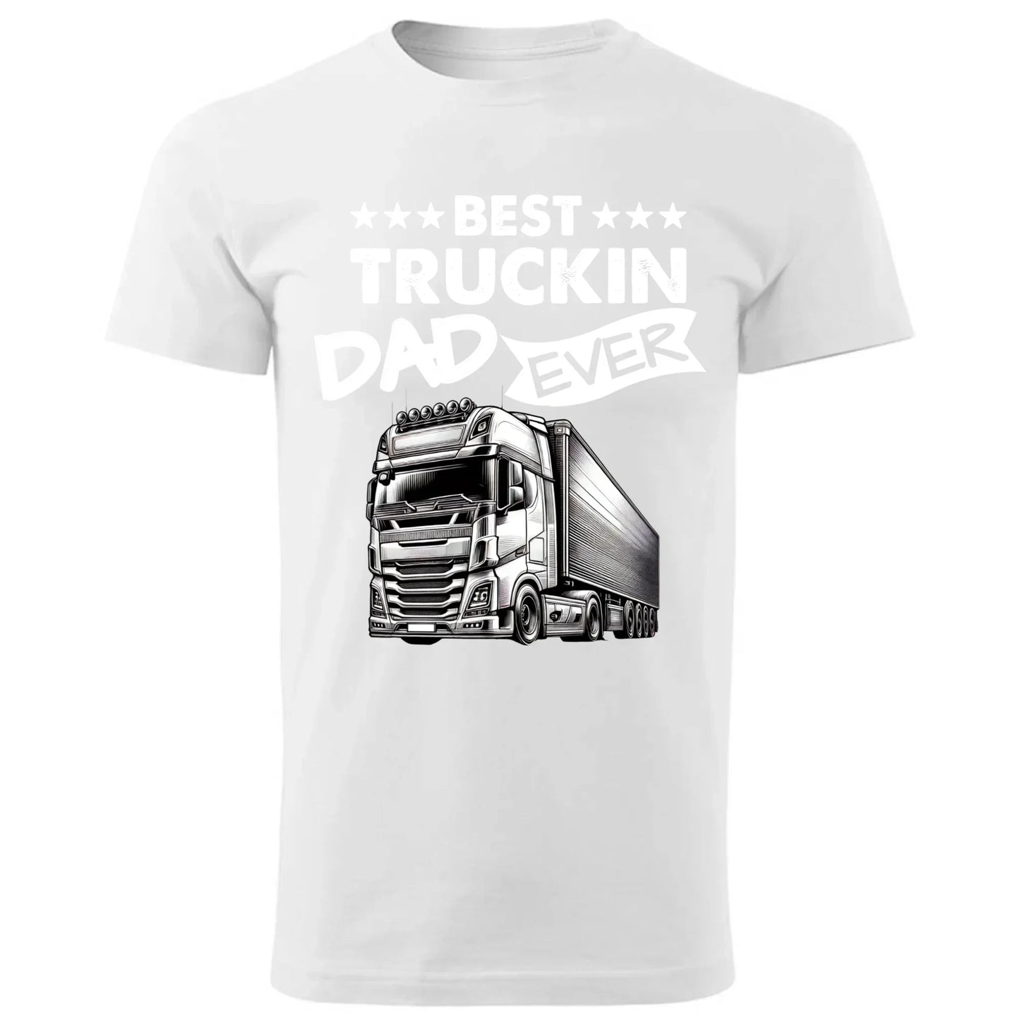 Best truckin dad ever | Koszulka męska dla kierowcy tira ZKT09 - StoryCups.pl