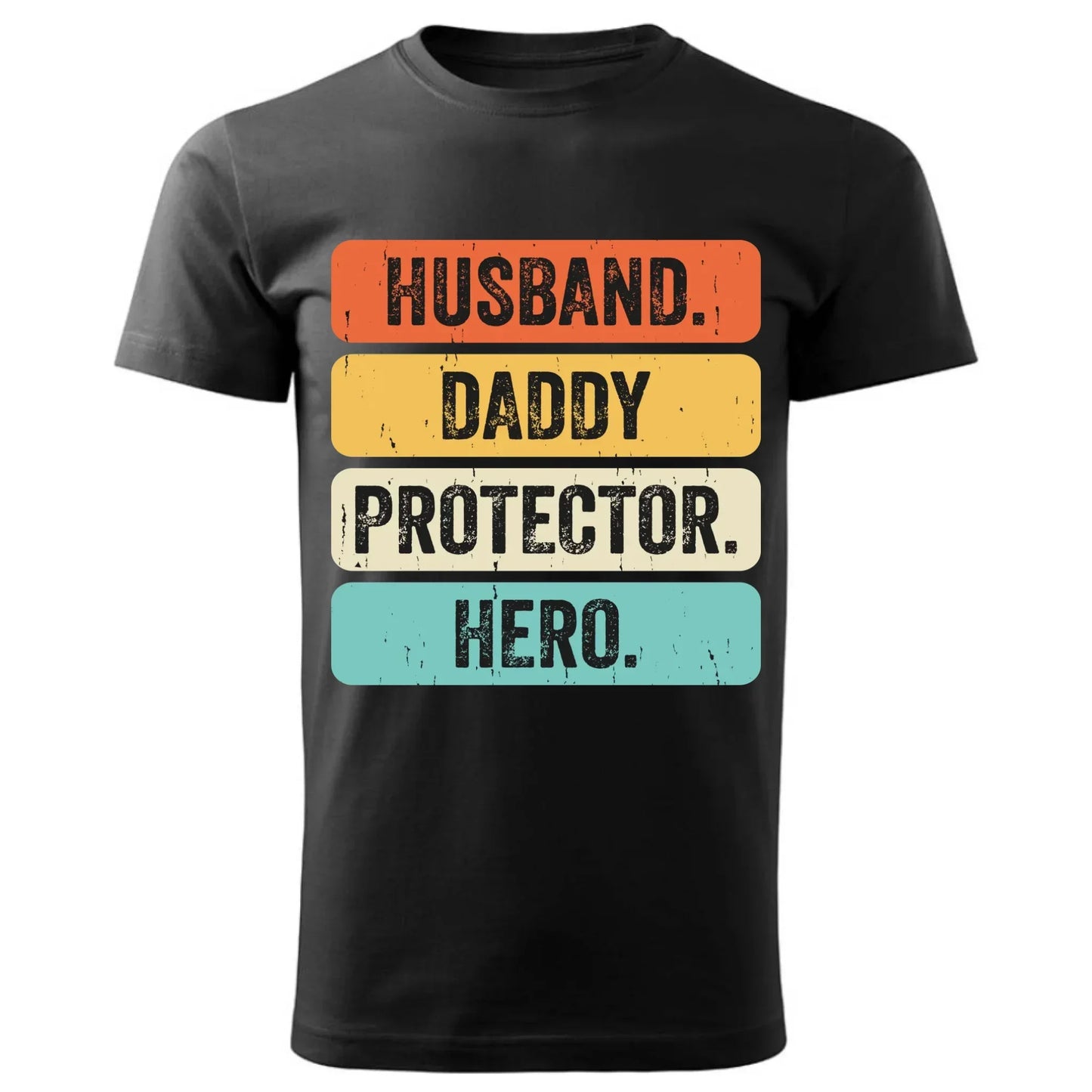 Husband daddy protector hero | Koszulka dla taty na prezent DT05 - StoryCups.pl