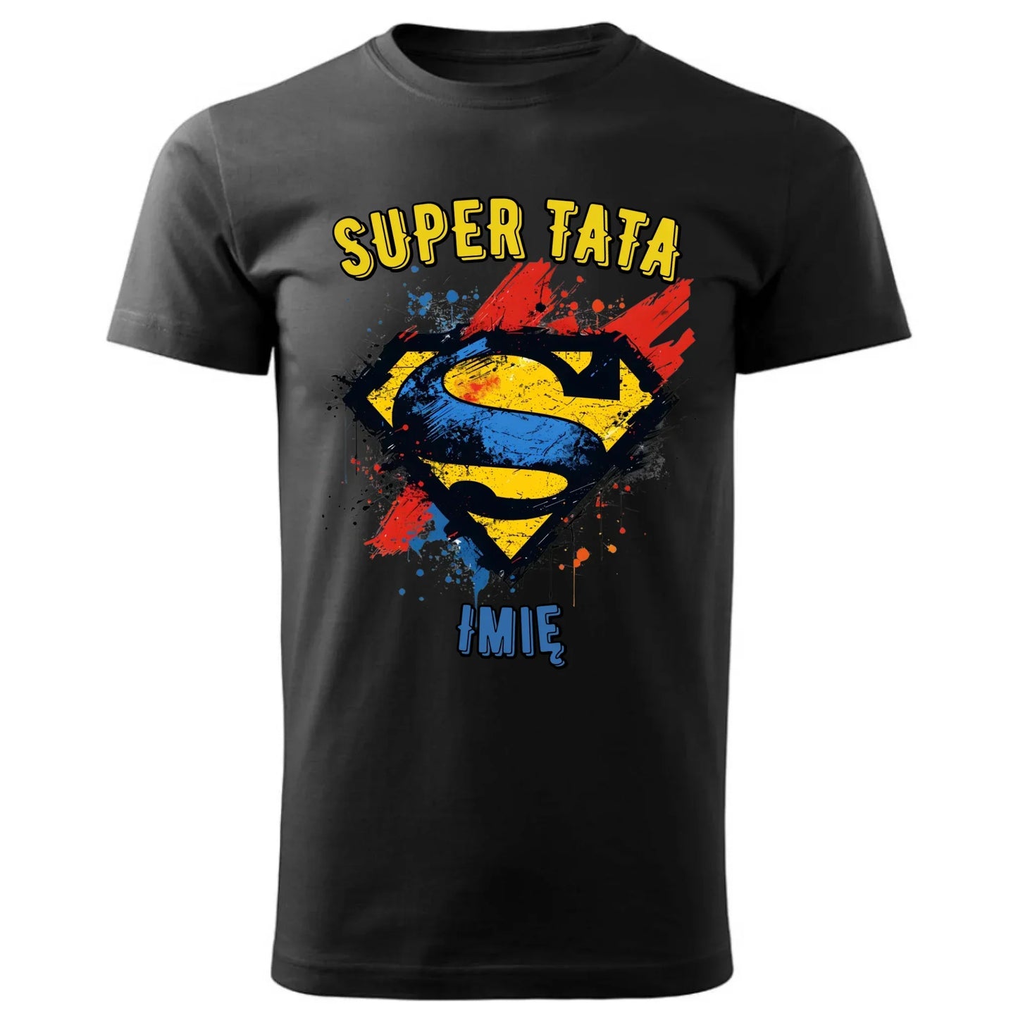 Super tata imię | Koszulka męska dla taty DT07 - StoryCups.pl