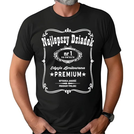 Najlepszy Dziadek na świecie | Koszulka męska dla dziadka D30 - StoryCups.pl