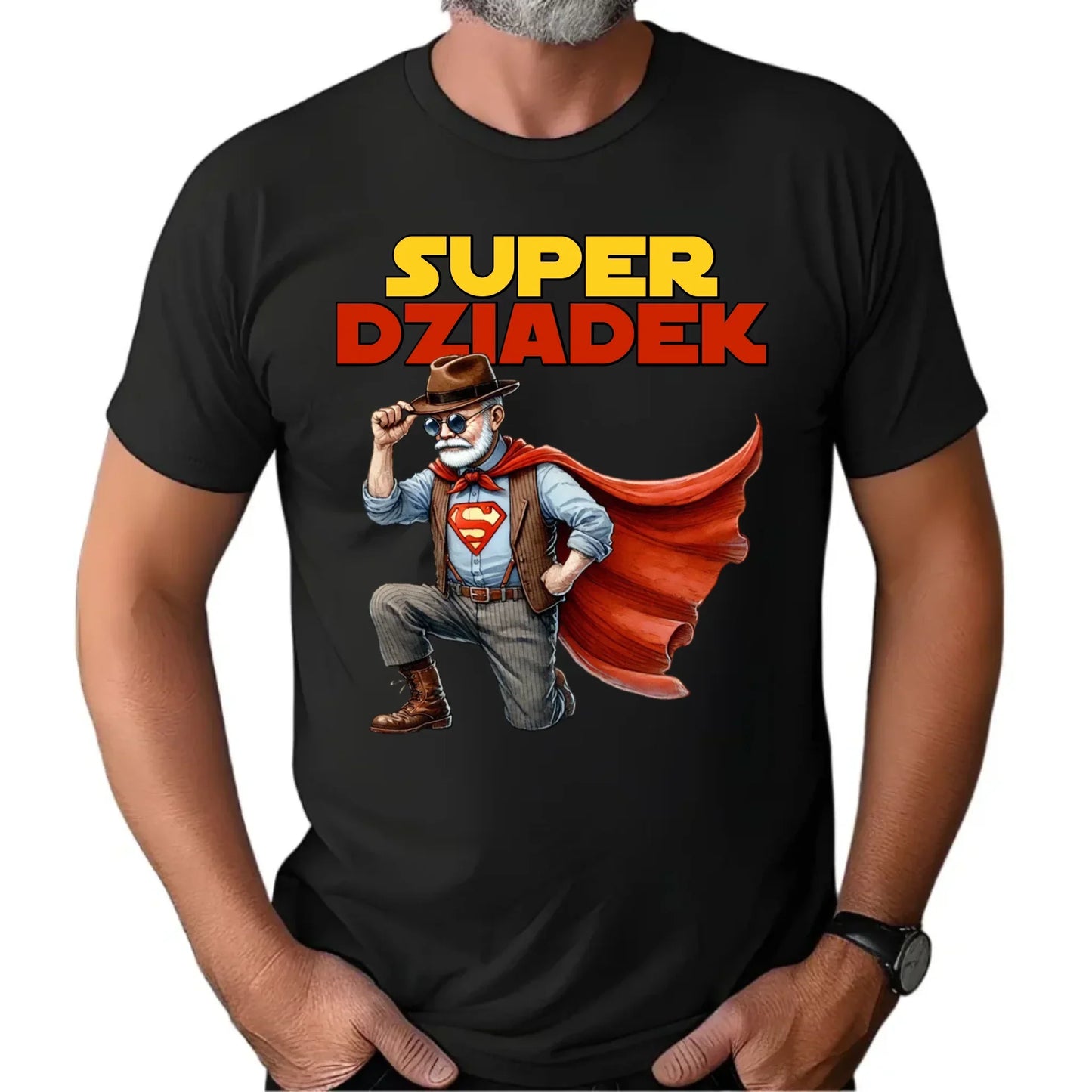 Super Dziadek | Koszulka męska dla dziadka D29 - StoryCups.pl