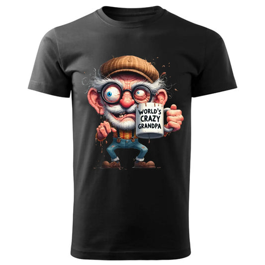 Crazy grandpa | Koszulka męska dla dziadka D38 - StoryCups.pl