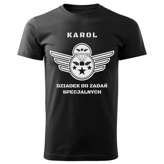 Dziadek do zadań specjalnych | Koszulka męska dla dziadka D31 - StoryCups.pl