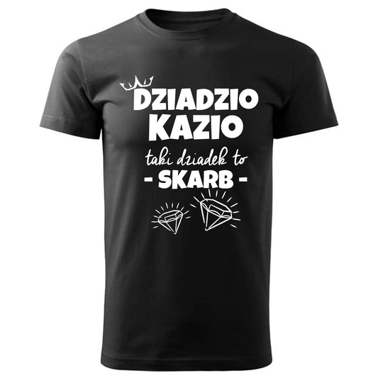 Taki dziadek to skarb | Koszulka męska dla dziadka D19 - StoryCups.pl