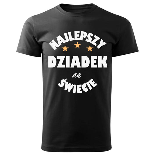 Najlepszy dziadek na świecie | Koszulka męska dla dziadka D23 - StoryCups.pl