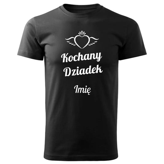 Kochany Dziadek | Personalizowana koszulka męska dla dziadka D05 - StoryCups.pl