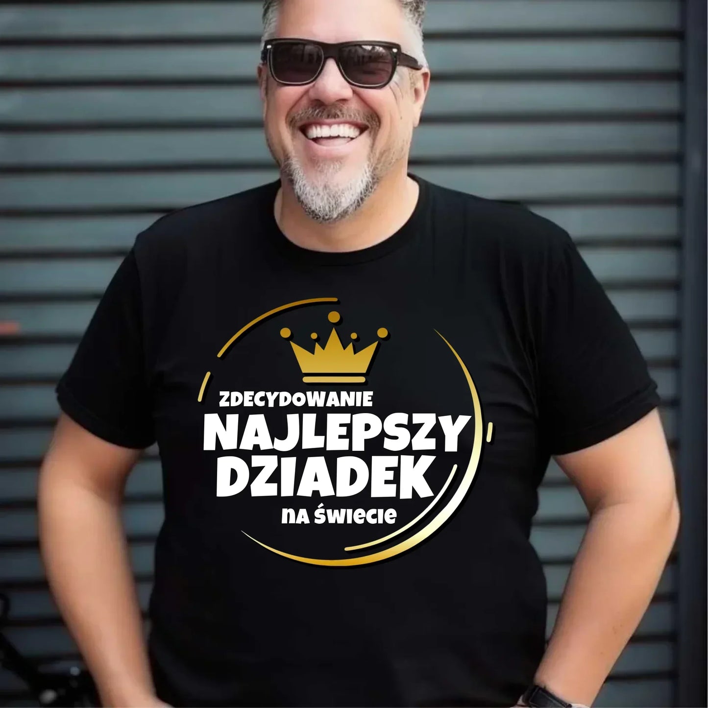 Zdecydowanie najlepszy dziadek na świecie | Koszulka męska dla dziadka D32 - StoryCups.pl