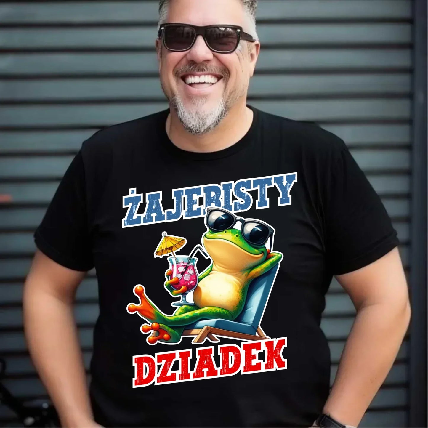 Żajebisty dziadek | Koszulka męska dla dziadka D27 - StoryCups.pl