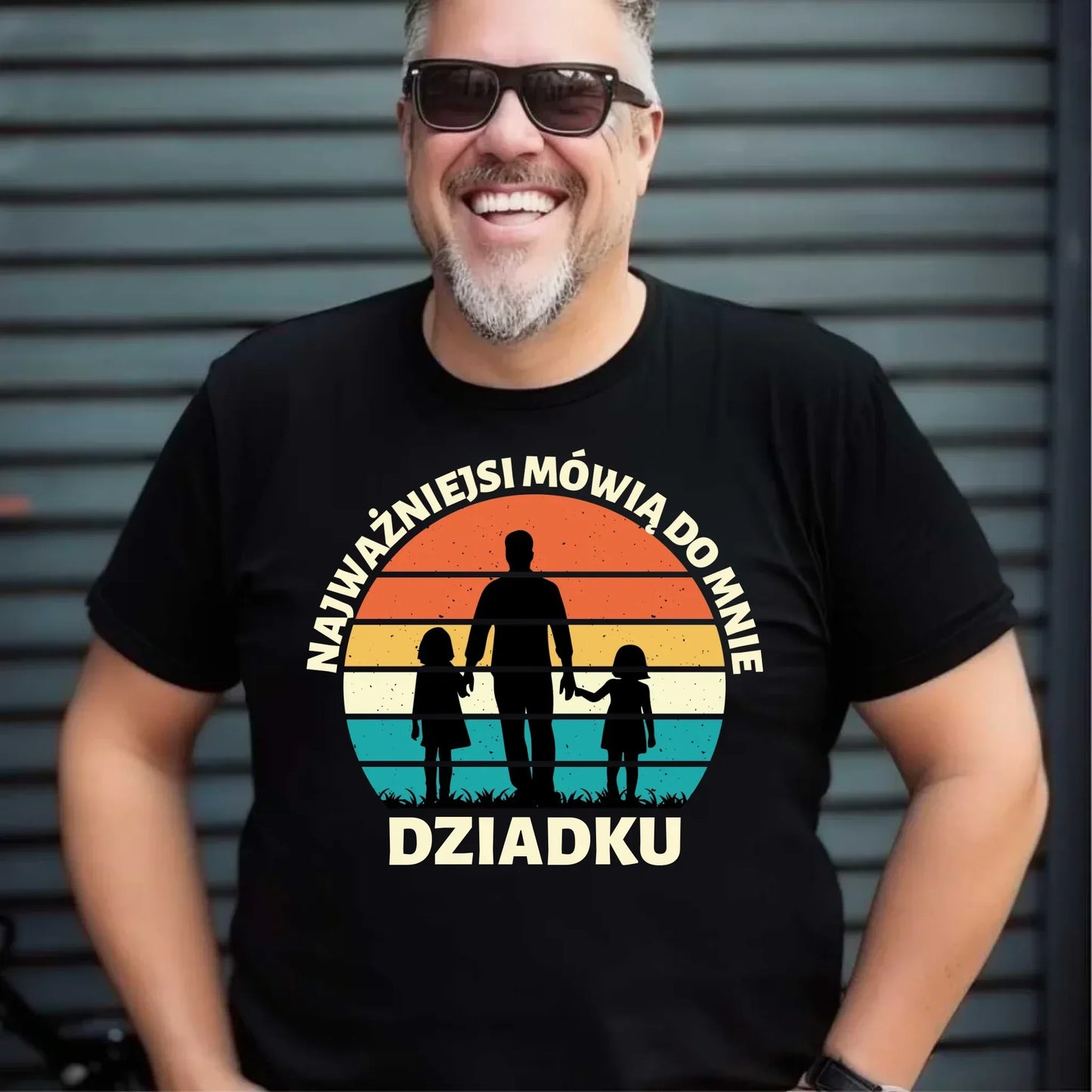 Najważniejsi mówią do mnie dziadku | Koszulka męska dla dziadka D34 - StoryCups.pl