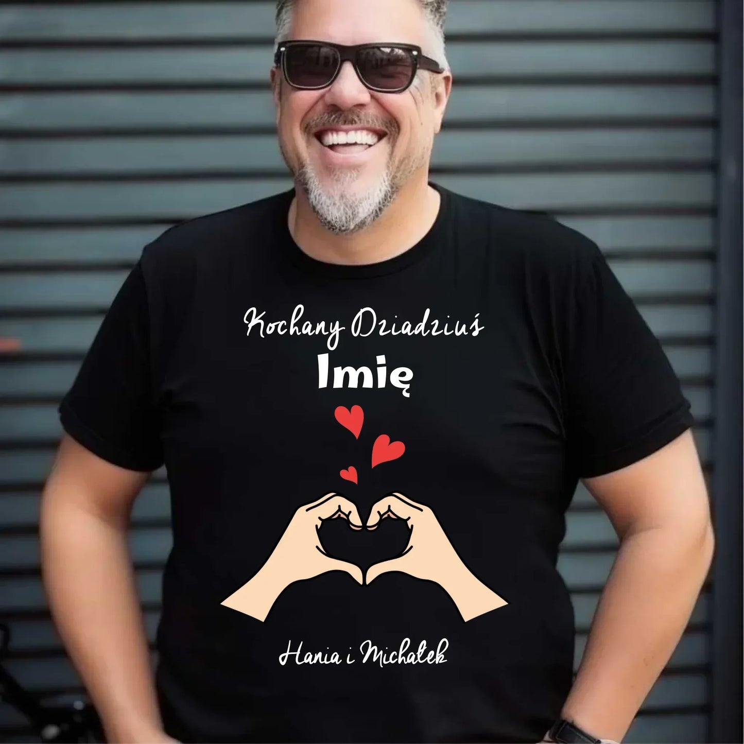 Kochany Dziadziuś | Personalizowana koszulka męska dla dziadka D13 - StoryCups.pl