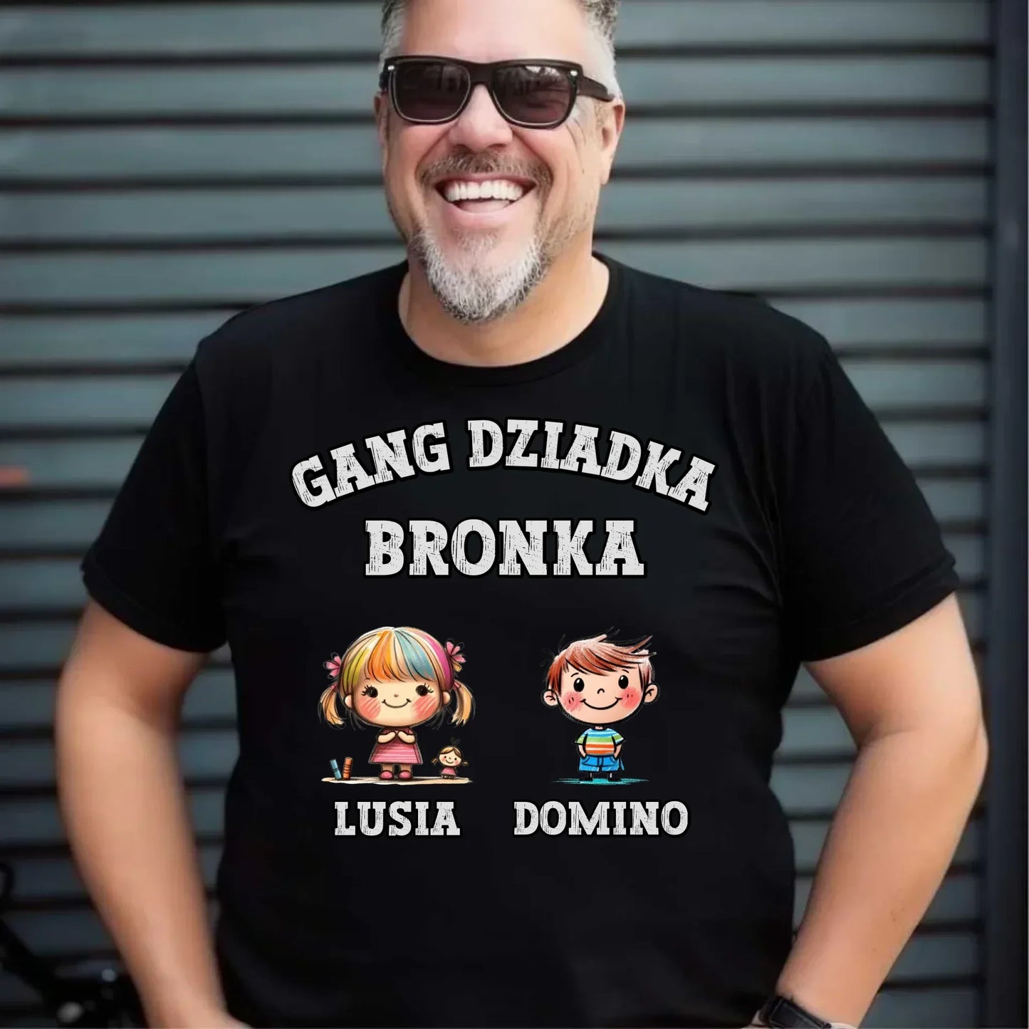 Gang Dziadka | Personalizowana koszulka męska dla dziadka D18 - StoryCups.pl