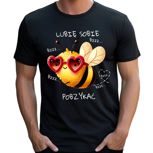 Lubię sobie pobzykać | Koszulka męska W51 - StoryCups.pl