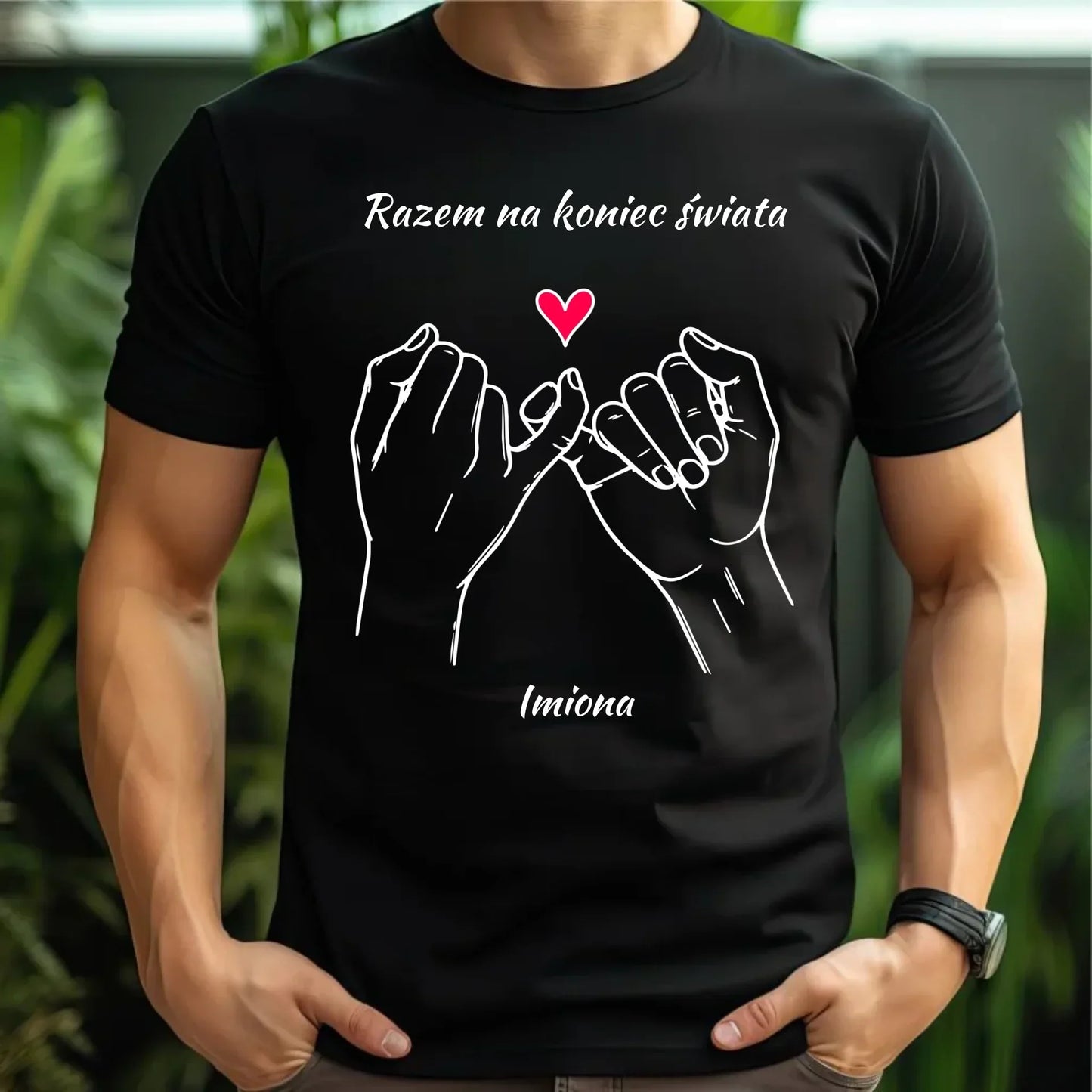 Razem na koniec świata | Koszulka męska W60 - StoryCups.pl