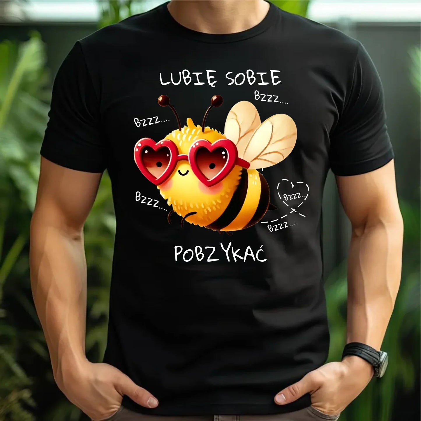 Lubię sobie pobzykać | Koszulka męska W51 - StoryCups.pl