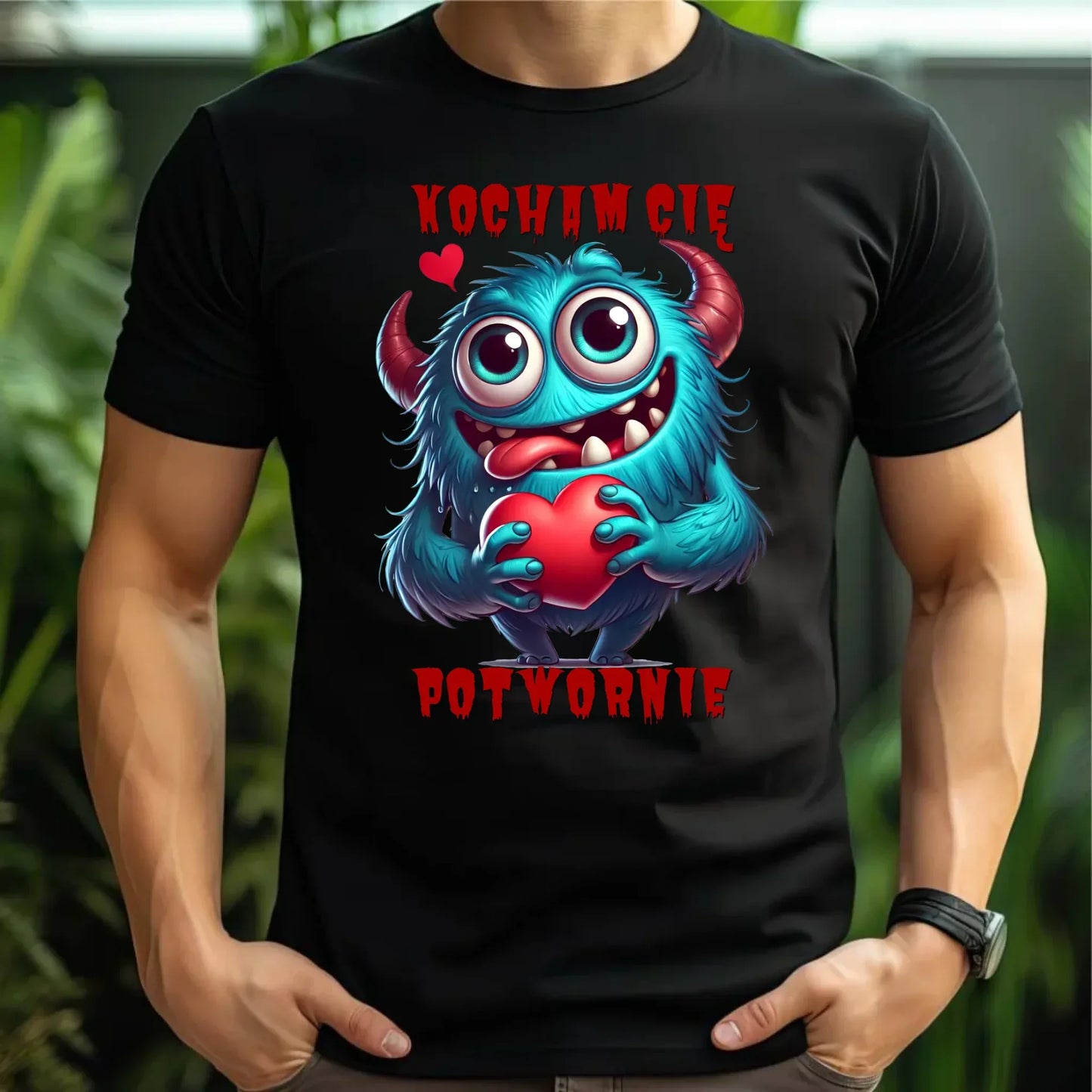 Kocham Cię potwornie | Koszulka męska W45 - StoryCups.pl