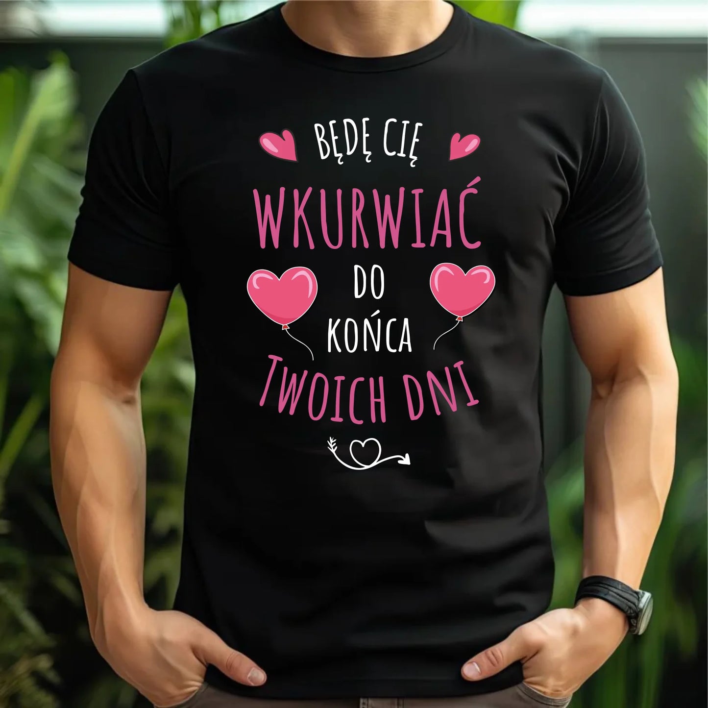 Koszulka męska dla par na prezent dla niego