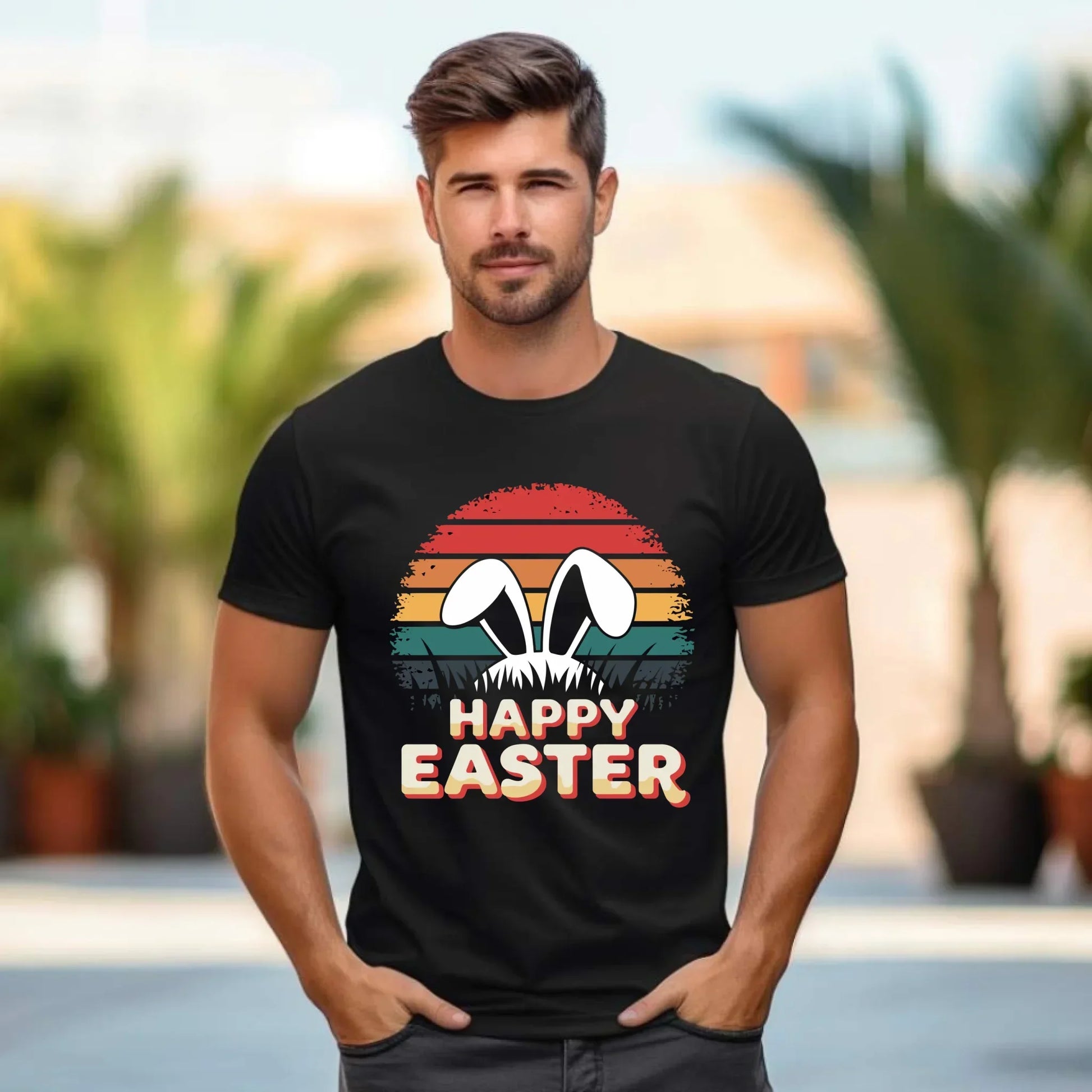 Happy Easter | Koszulka męska na Wielkanoc WN31 - StoryCups.pl