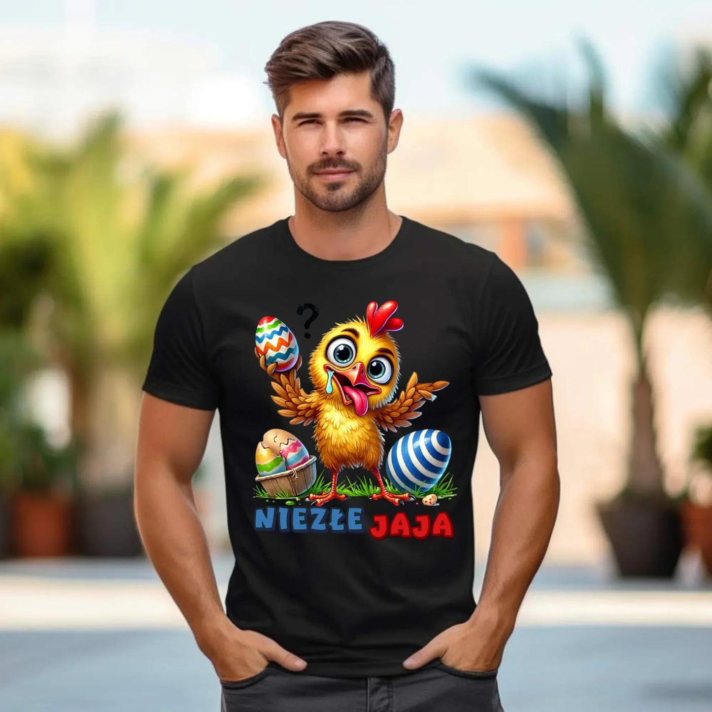 Niezłe jaja | Koszulka męska na Wielkanoc WN28 - StoryCups.pl