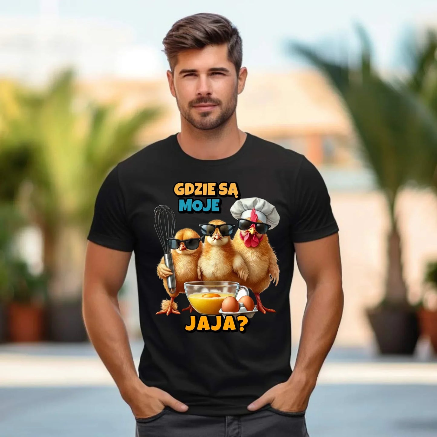 Gdzie są moje jaja? | Koszulka męska na Wielkanoc WN27 - StoryCups.pl