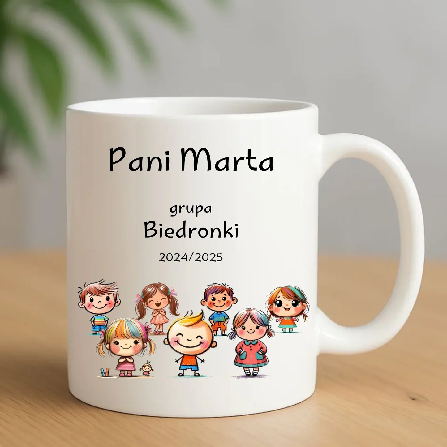 Przedszkolaki | Personalizowany kubek na prezent dla nauczycielki N03 - StoryCups.pl
