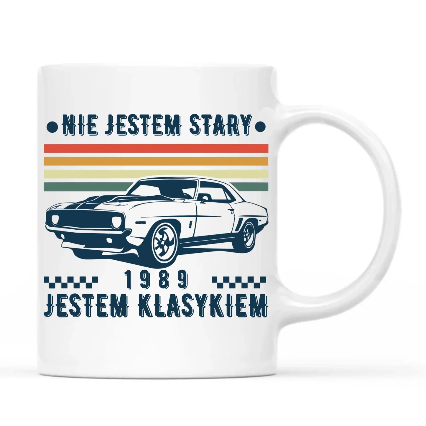 Nie jestem stary, jestem klasykiem | Personalizowany kubek na urodziny U22 - StoryCups.pl