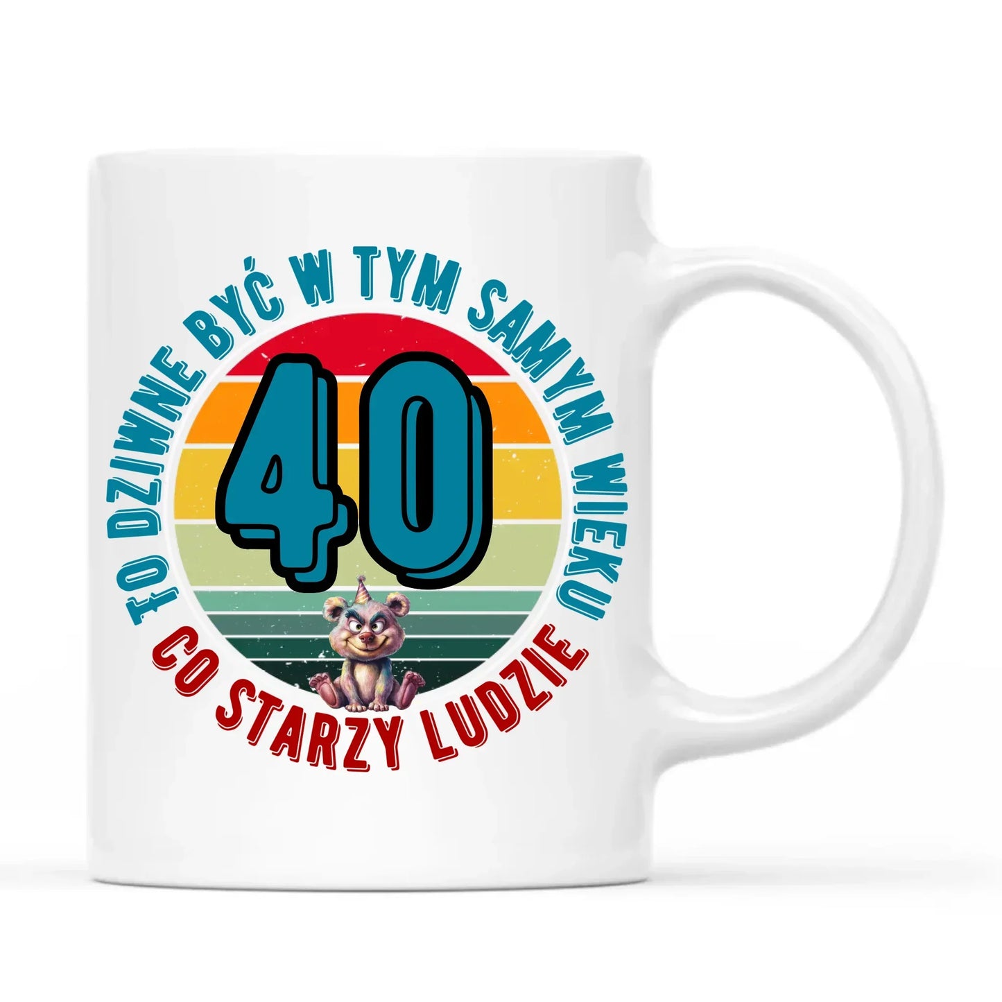 To dziwne (wiek) | Personalizowany kubek prezent na urodziny U08 - StoryCups.pl