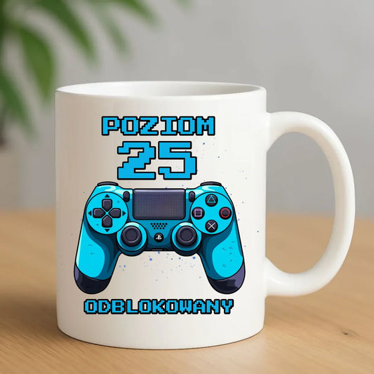 Poziom odblokowany (wiek) | Kubek na urodziny dla gracza U24 - StoryCups.pl