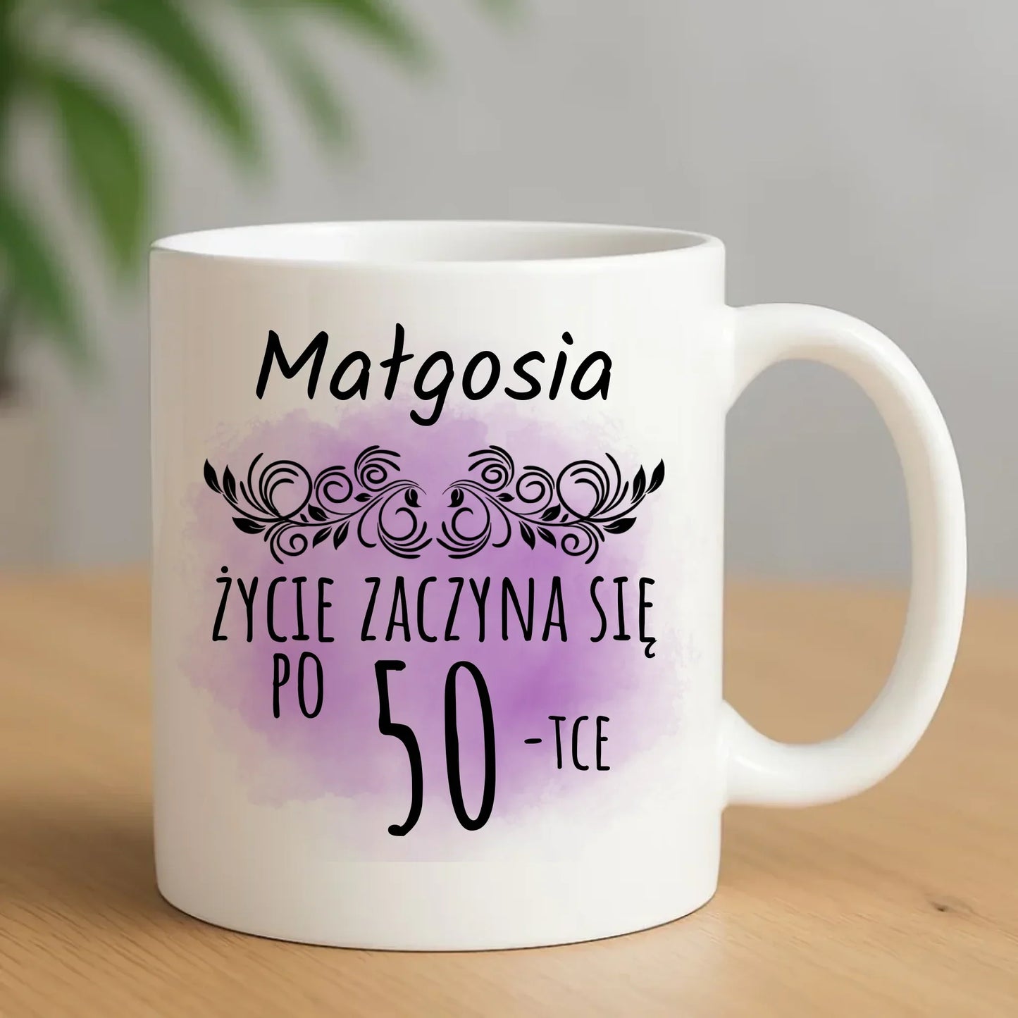 Życie zaczyna się po WIEK | Kubek na urodziny U03 - StoryCups.pl