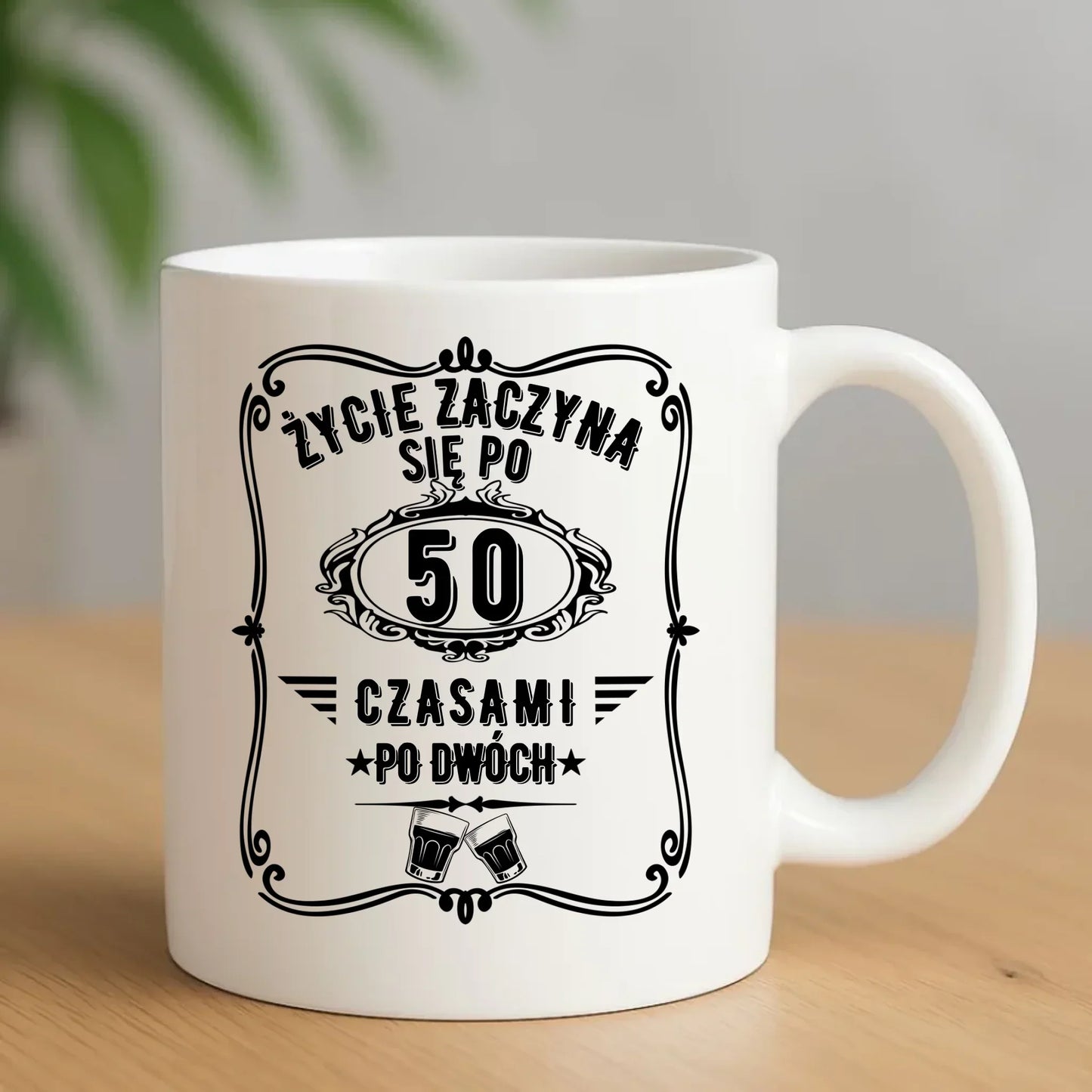Życie zaczyna się po 50 | Kubek na 50 urodziny U12 - StoryCups.pl
